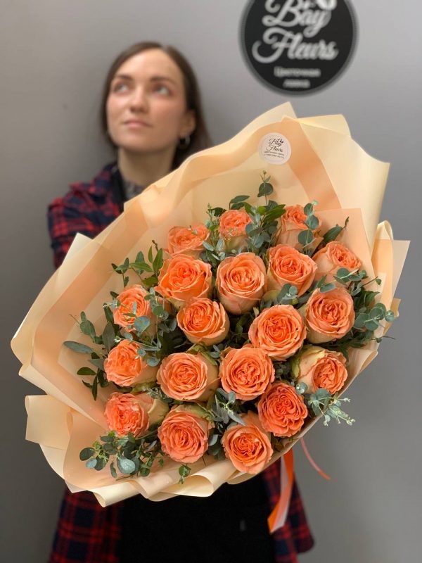 BOUQUET ORANGE ROSE