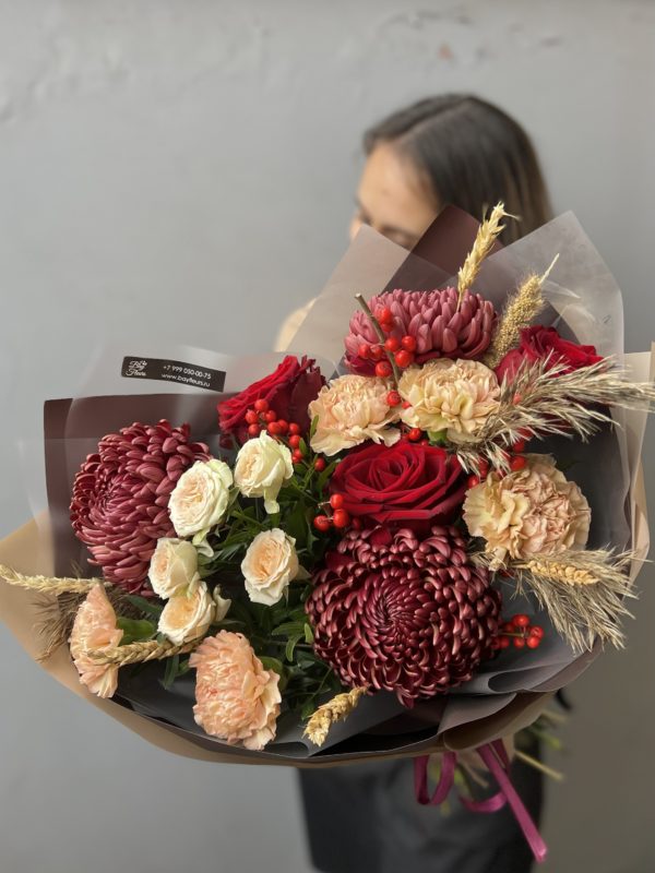 CREAM BIGUDI BOUQUET